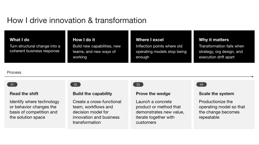 Overview of key projects and impact, slide 3 of 12