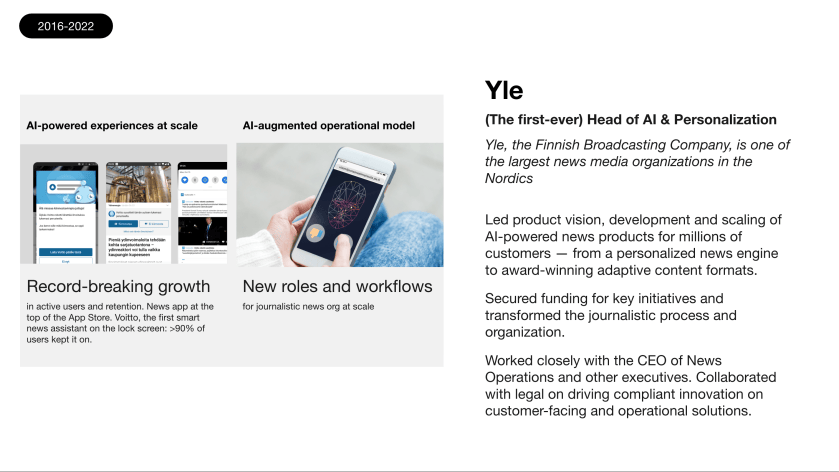 Overview of key projects and impact, slide 7 of 12
